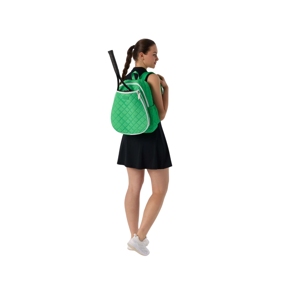 Ame & Lulu Game On Tennis Backpack - Quilted Jade