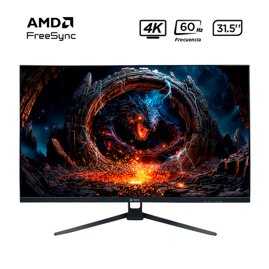 TEROS TE-3252S, 31.5" 4K UHD VA LED, 60 Hz, 1 ms, HDMI, DP, Audio