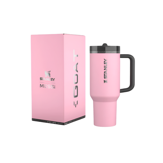 The Messi x Stanley Quencher ProTour Flip Straw Tumbler 40 OZ